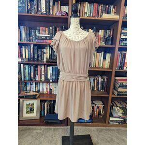 Comptoir Des Cotonniers Taupe Mini Dress
